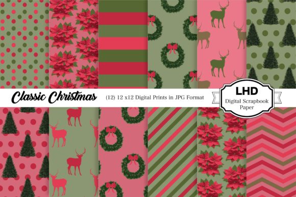 Download Digital Paper Christmas Digital Prints - Digital Collection