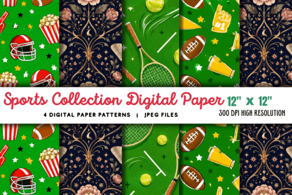 Download Sports Collection Digital Paper 3 - Digital Collection