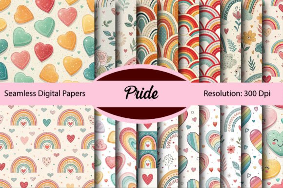 Download Pride Seamless Digital Paper - Digital Collection