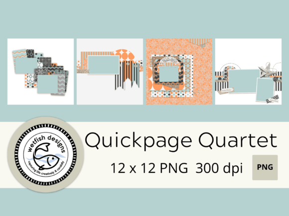 Download Digital Scrapbook Quick Page Quartet (Se - Digital Collection