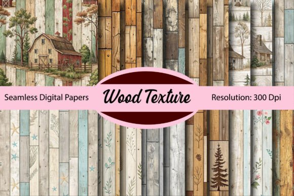 Download Wood Texture Seamless Digital Paper - Premium Resources