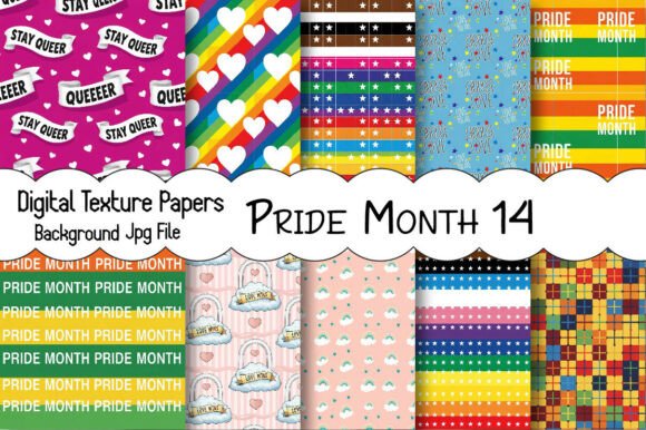 Download Seamless Pride Month Digital Paper - Digital Collection
