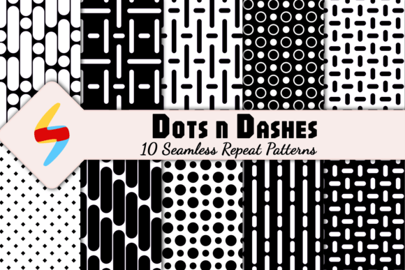 Download Modern Dots &amp; Dashes Patterns - Modern dots Collection