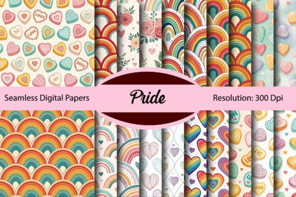 Download Pride Seamless Digital Paper - Digital Collection