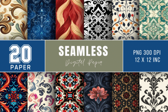 Download Seamless Digital Paper Bundle - Digital Collection