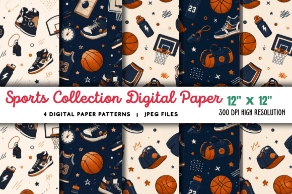 Download Sports Collection Digital Paper 2 - Digital Collection