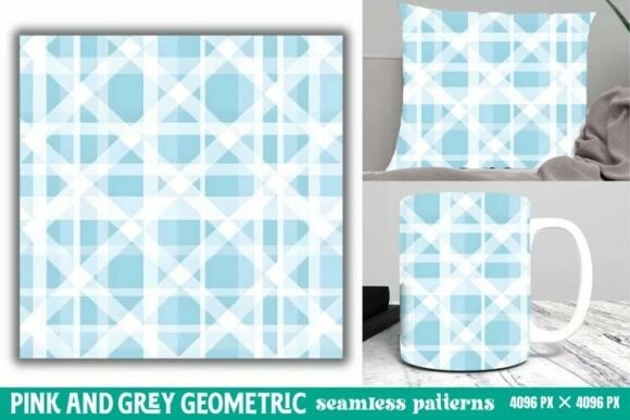 Download Pink and Grey Geometric Digital Paper - Digital Collection