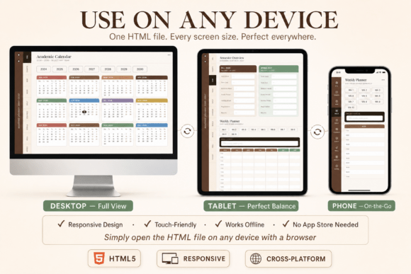 Download Aesthetic Digital Planner 2026–2030 - Premium Resources