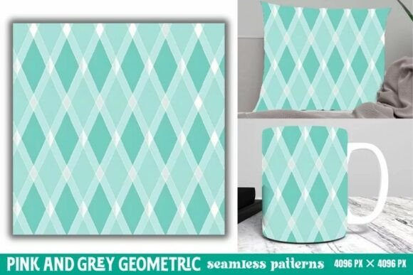 Download Pink and Grey Geometric Digital Paper - Digital Collection