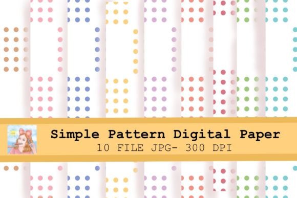 Download Seamless Simple Pattern Digital Paper - Digital Collection