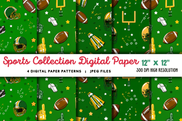 Download Sports Collection Digital Paper 4 - Digital Collection