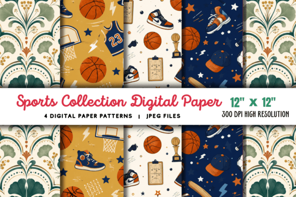 Download Sports Collection Digital Paper 1 - Digital Collection